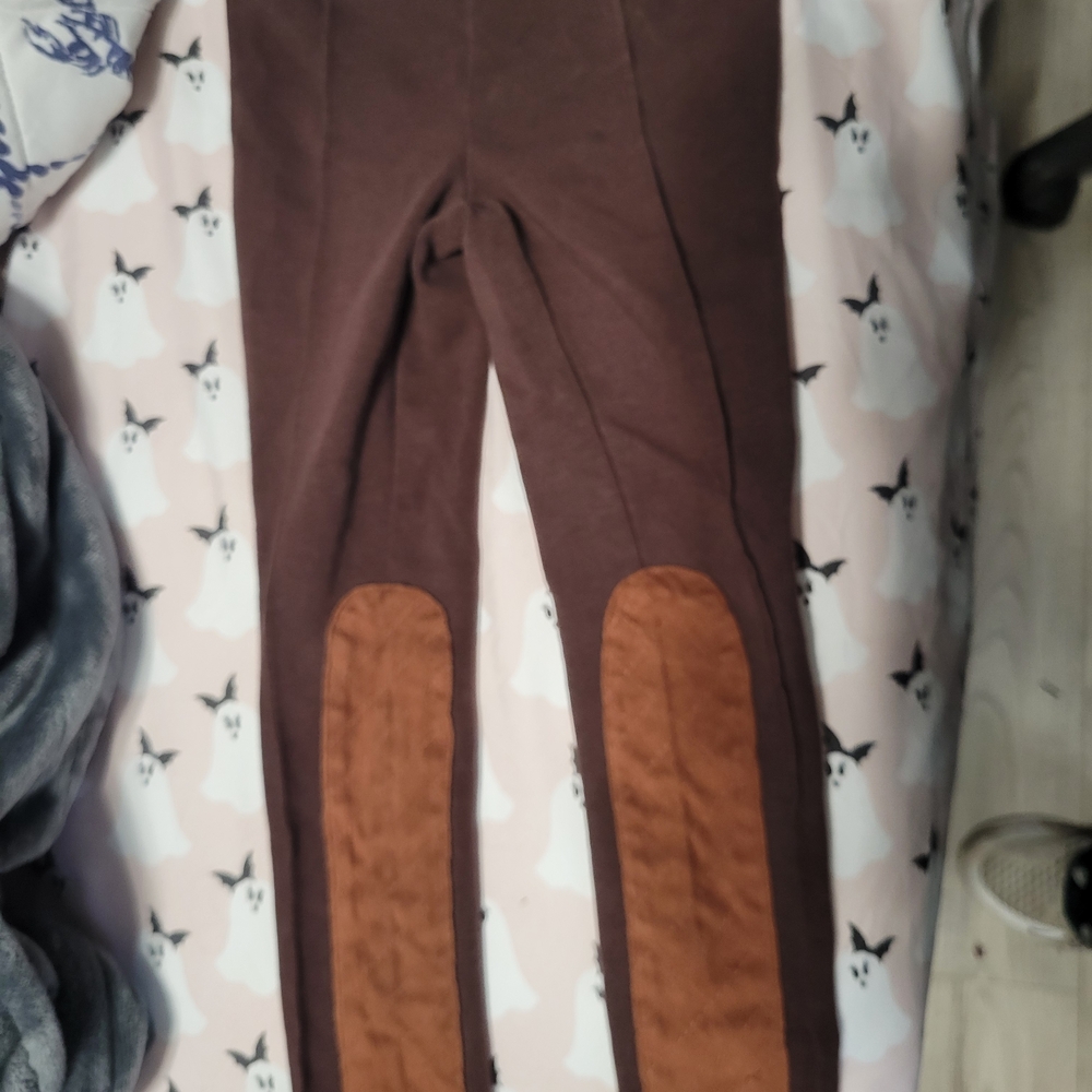 Gymboree Brown Kids Leggings with Tan Patches Girls
